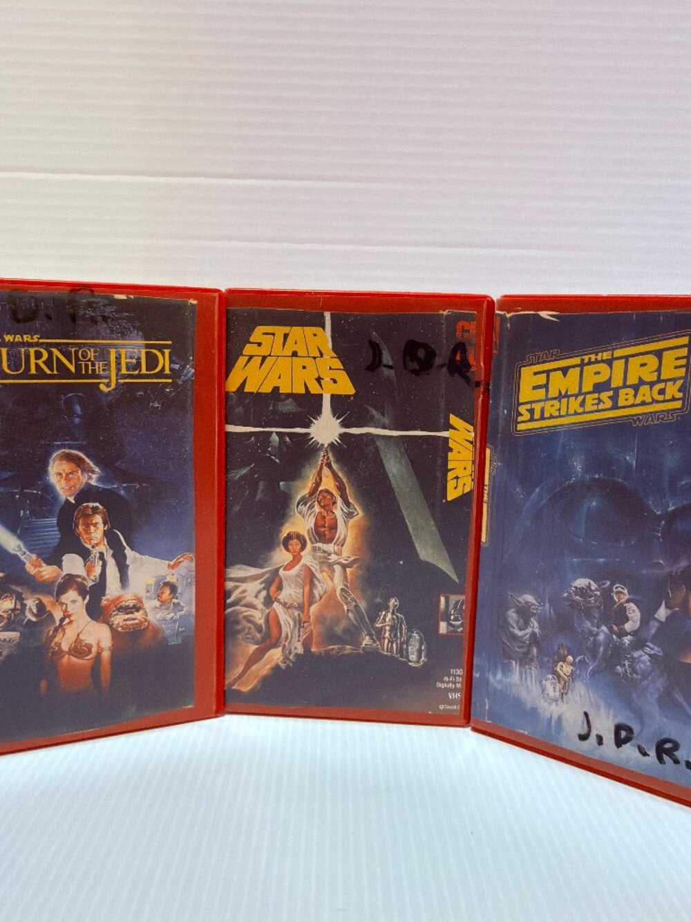 Set Of 3 Vintage Star Wars VHS Tapes